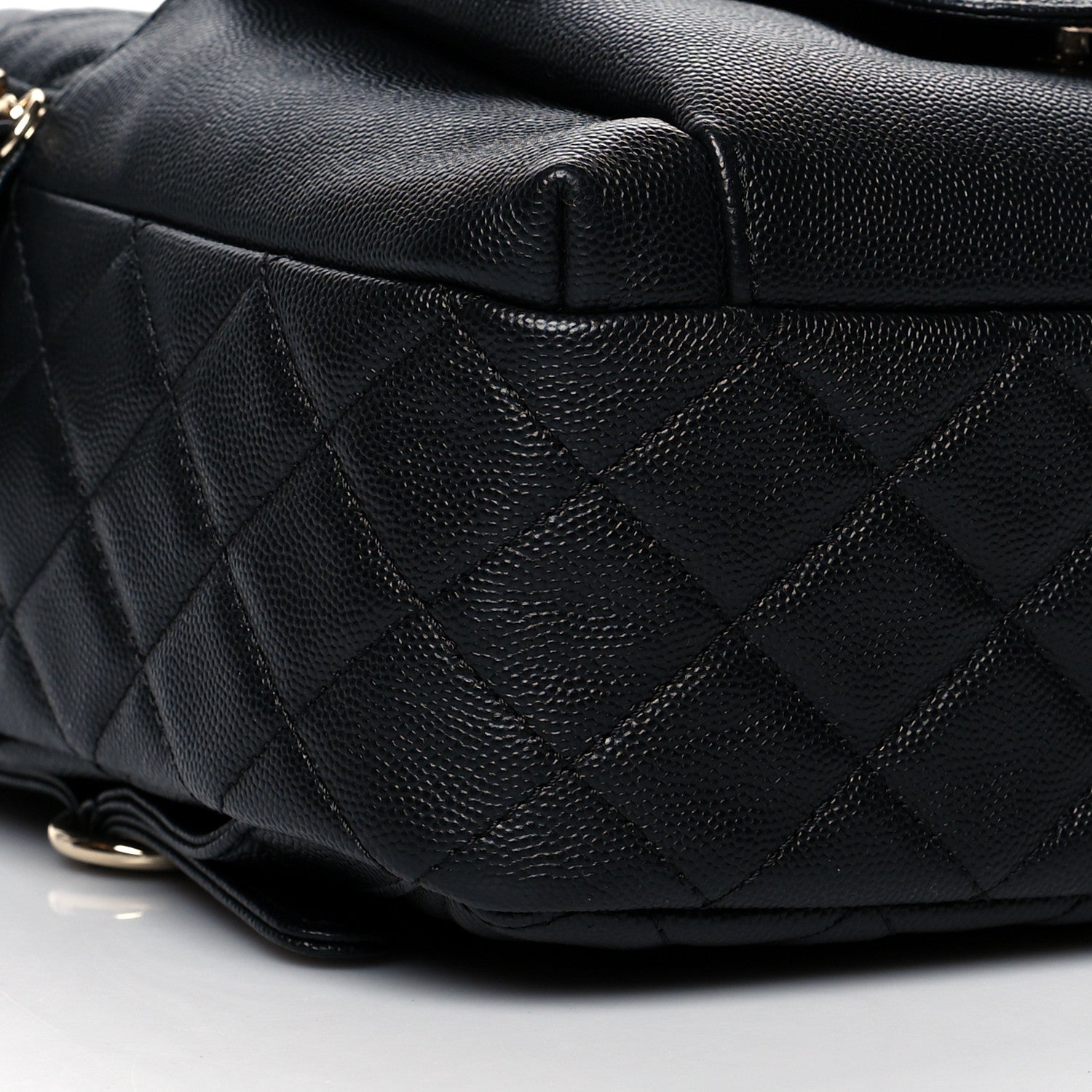 Chanel Caviar Quilted Medium Zip Around Backpack Black 9 of 10