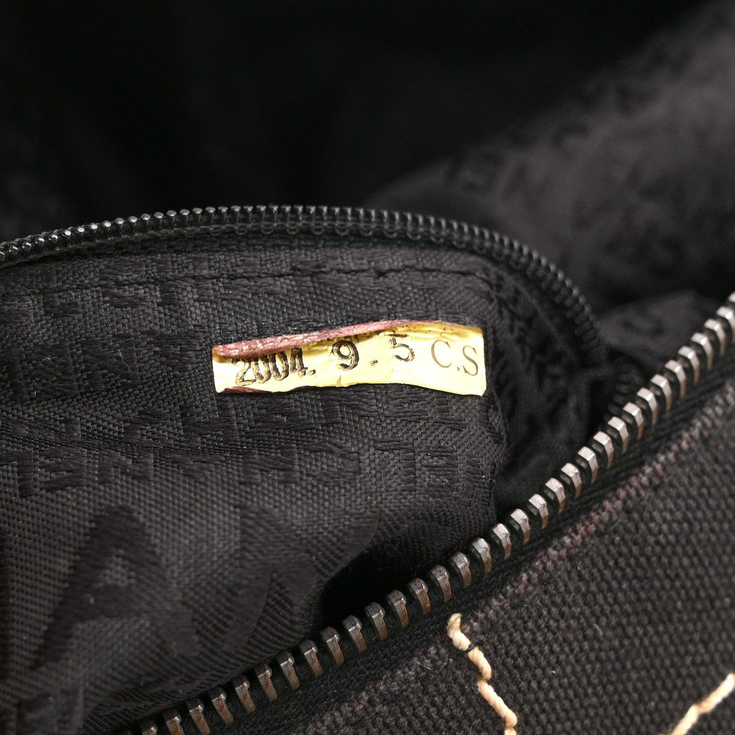 Chanel Canvas Square Stitched CC Boston Bag Black 7 of 11