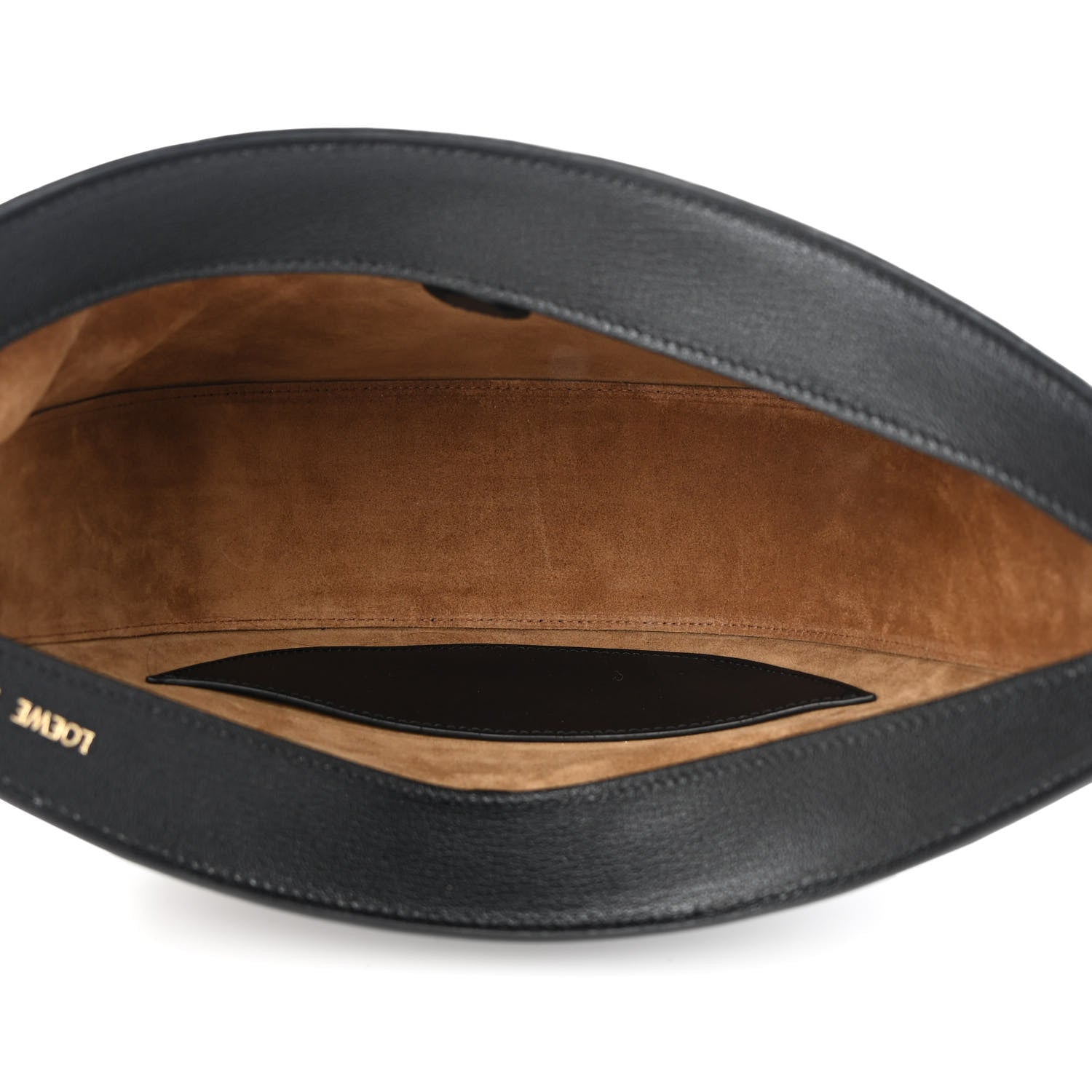 Loewe Satin Calfskin Jacquard Luna Bag Black 5 of 10