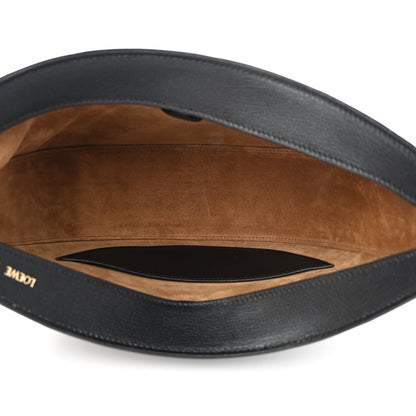 Loewe Satin Calfskin Jacquard Luna Bag Black 5 of 10
