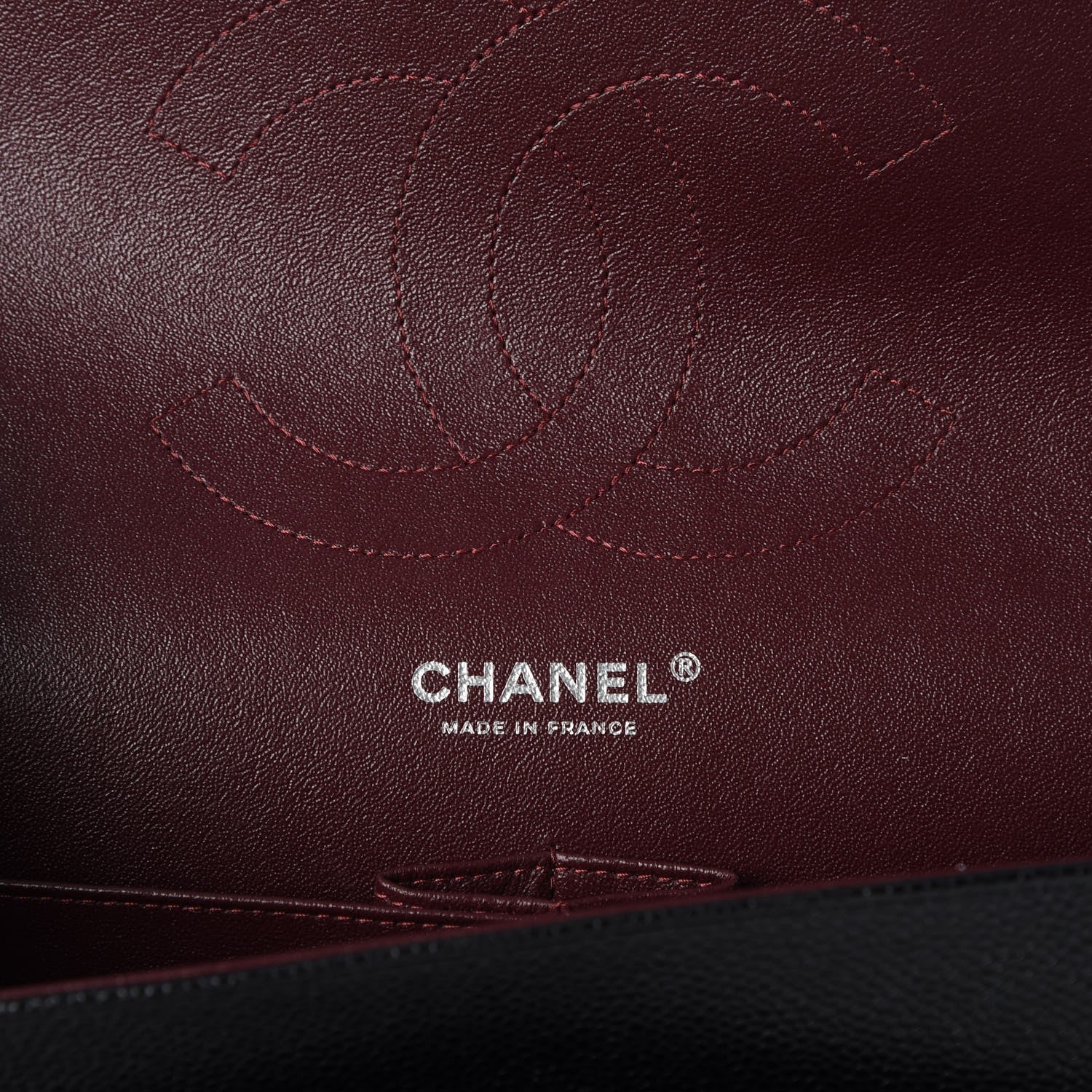 Chanel Caviar Quilted Jumbo Double Flap Black 6 of 8