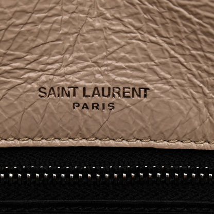Saint Laurent Crinkled Calfskin Matelasse Monogram Medium Niki Chain Satchel Light Natural 6 of 12