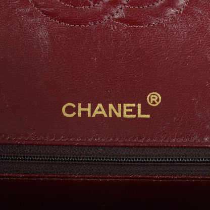 Chanel Lambskin Quilted Medium Double Flap Black 6 of 7