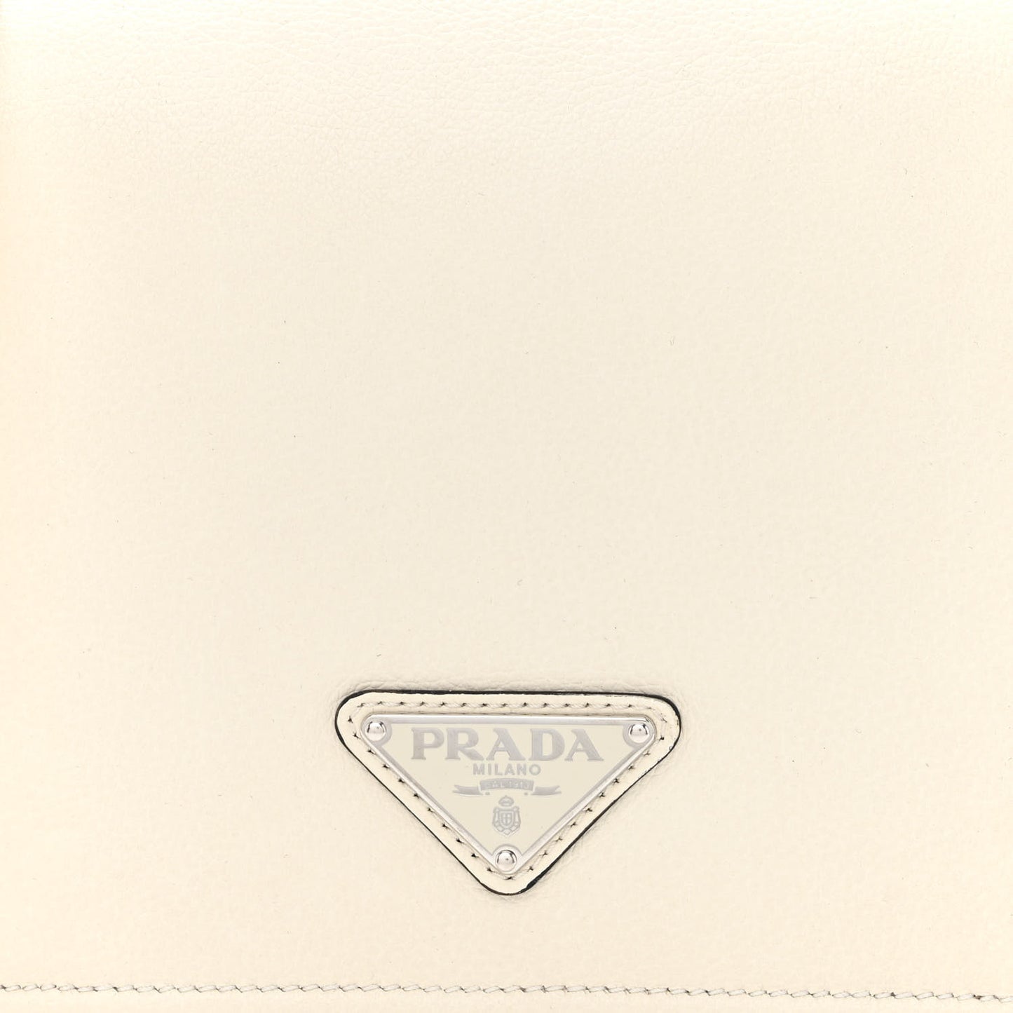 Glace Calf Shoulder Bag White