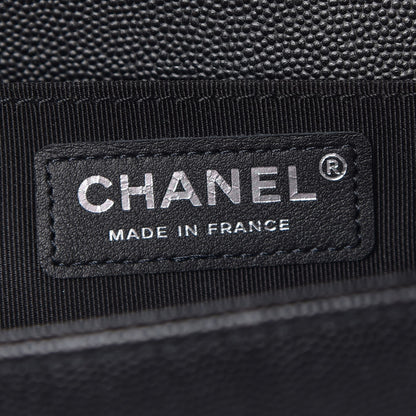 Chanel Caviar Quilted Medium Boy Flap Black 6 of 8
