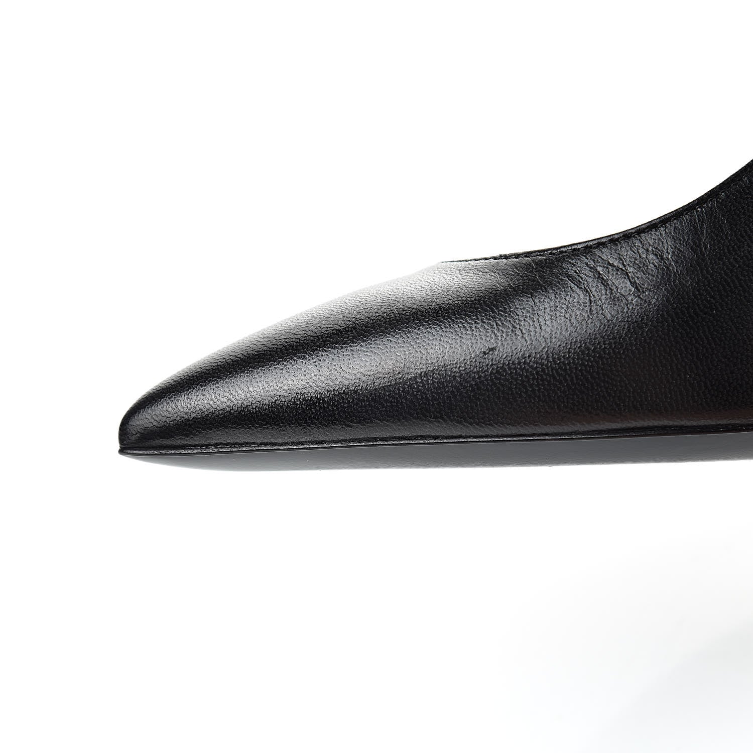 Saint Laurent Calfskin Opyum 110 Pumps 37.5 Black Gold 9 of 10