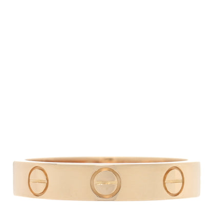 Cartier 18K Yellow Gold 3.5mm LOVE Wedding Band Ring 51 5.75 1 of 5