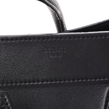 Celine Supple Calfskin Medium Phantom Luggage Black 5 of 25