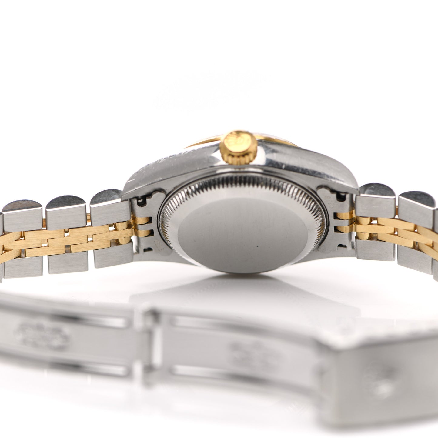Stainless Steel 18K Yellow Gold 26mm Oyster Perpetual Datejust Watch Champagne 79173