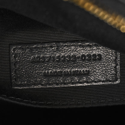 Saint Laurent Calfskin Matelasse Monogram Lou Camera Bag Black 7 of 10