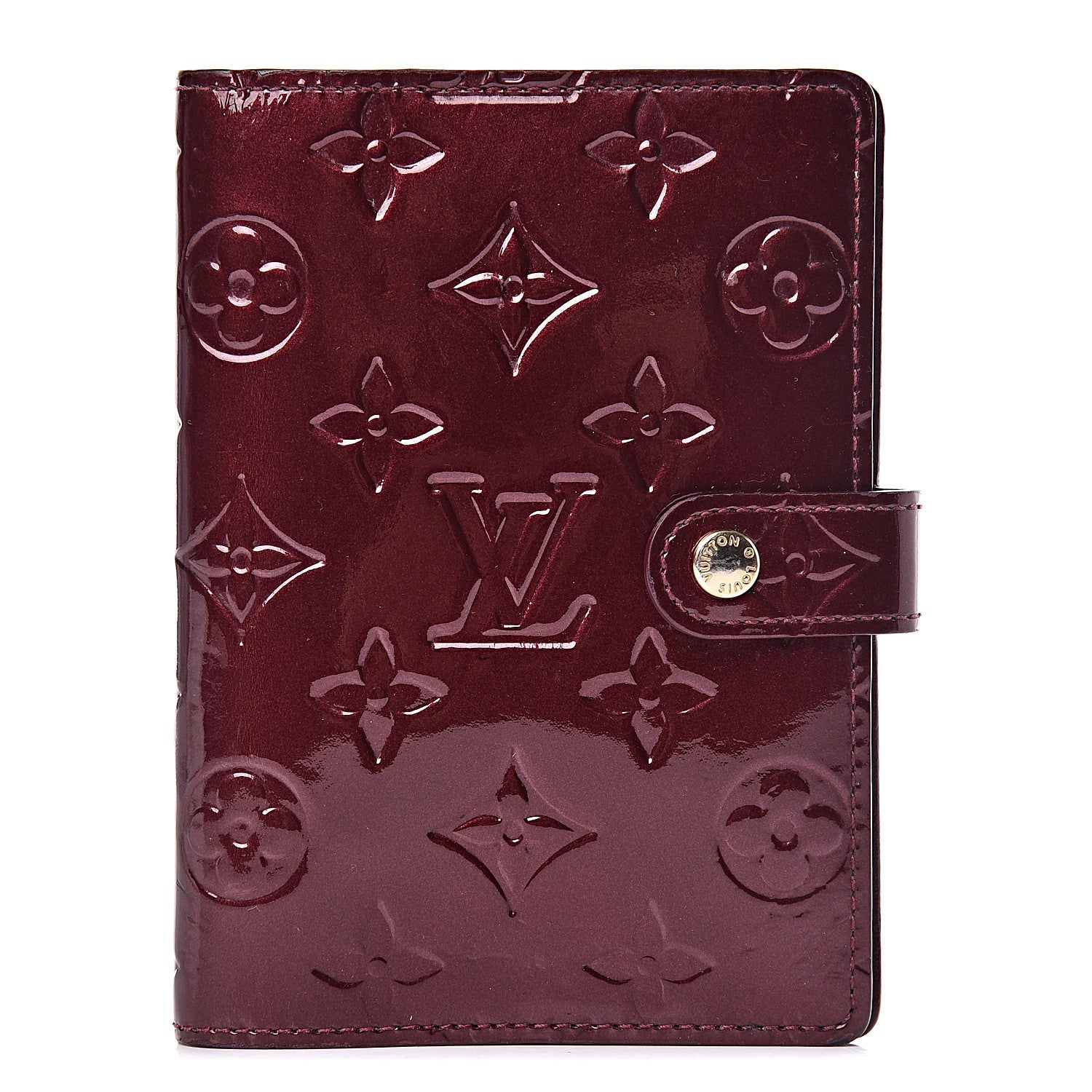 Louis Vuitton Vernis Small Ring Agenda Cover Rouge Fauviste 1 of 10