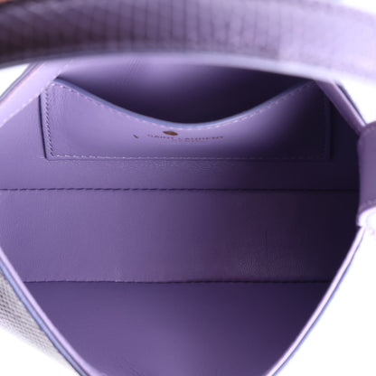 Saint Laurent Lizard Le 5 A 7 Mini Hobo Lilac 5 of 10