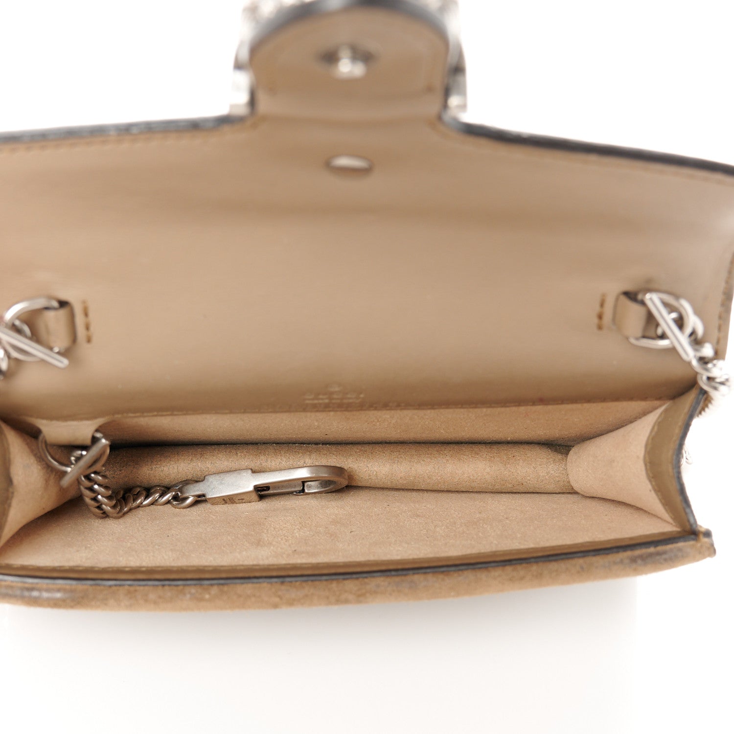 Gucci GG Supreme Monogram Super Mini Dionysus Shoulder Bag Taupe 5 of 10