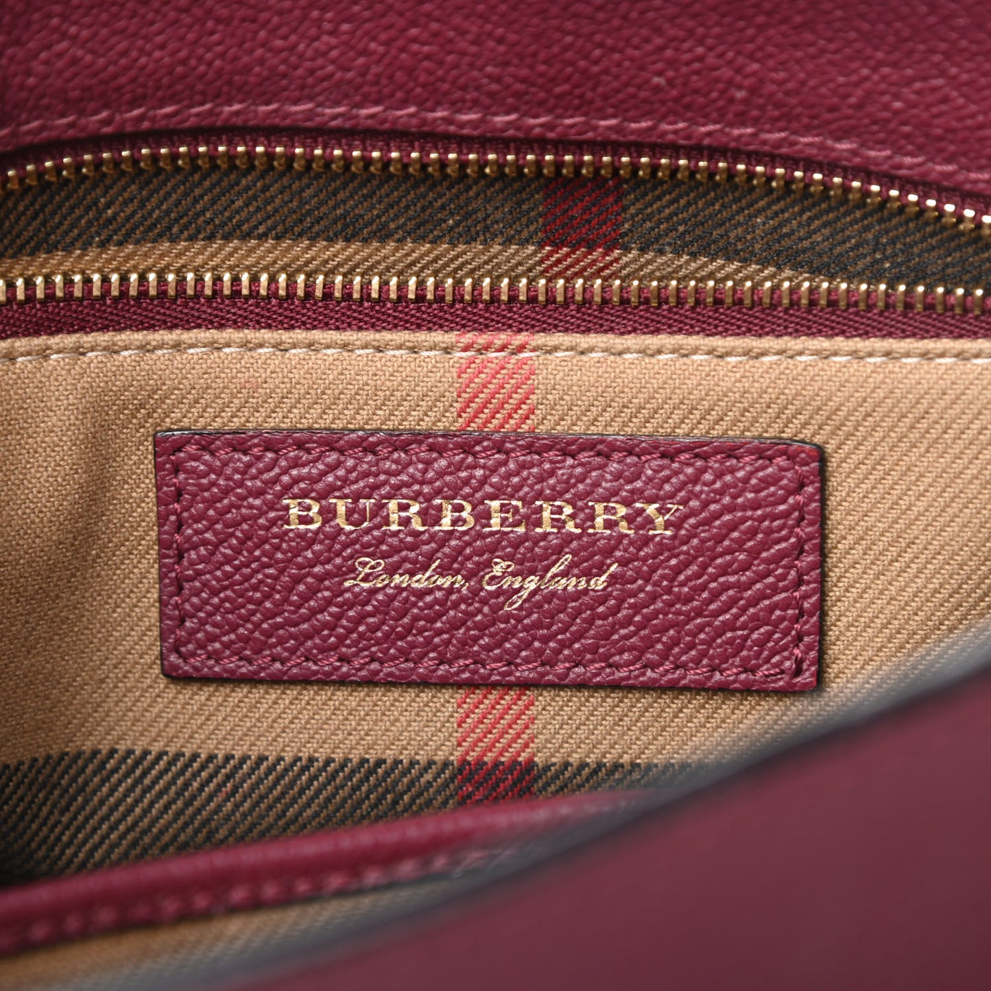 Soft Grain Calfskin Small Buckle Tote Dark Plum