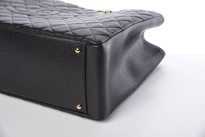 Chanel Caviar Quilted XL Grand Shopping Tote GST Black 6 of 13