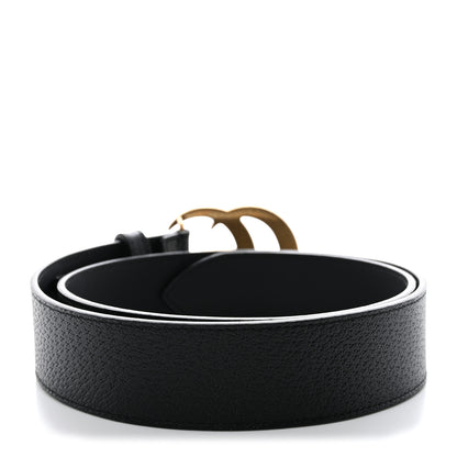 Gucci Textured Calfskin Double G 40mm Belt 85 34 Black 2 of 5