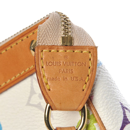 Louis Vuitton Monogram Multicolor Pochette Accessories White 5 of 8