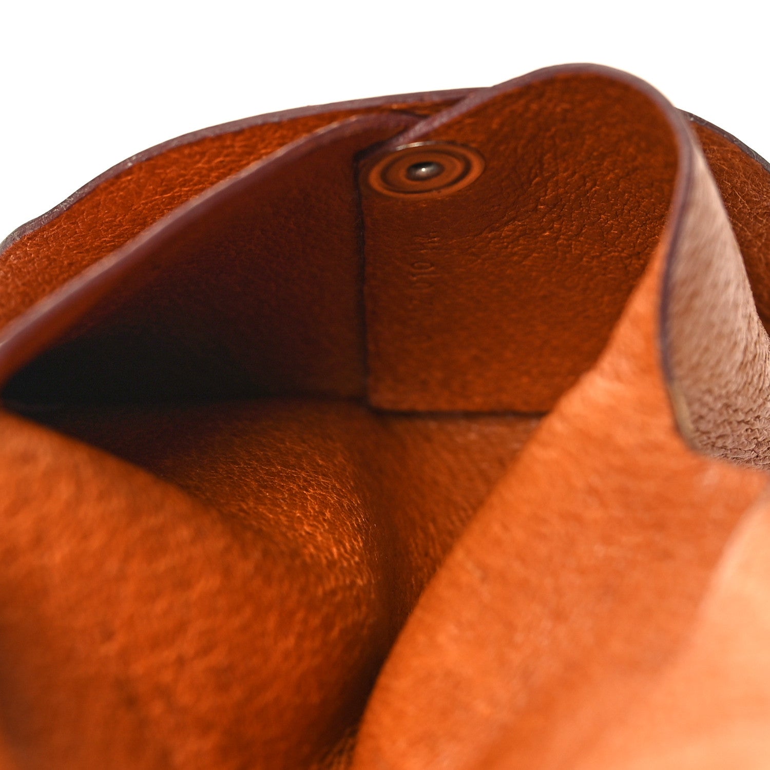Hermes Peau Porc Bastia Coin Purse Toffee 5 of 11