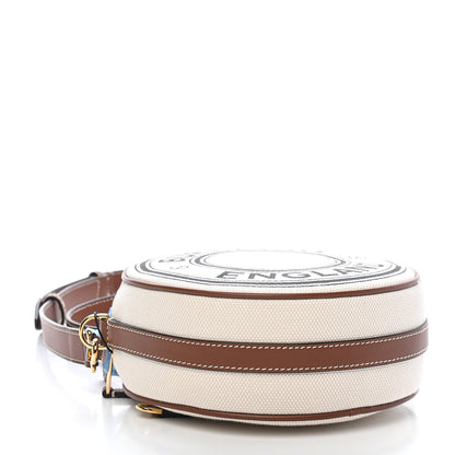 Burberry Canvas Calfskin Louise Bag Natural 4 of 10