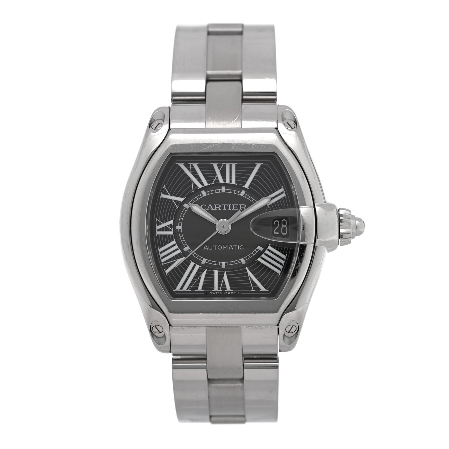 Stainless Steel 37mm Roadster Automatic Watch Black
