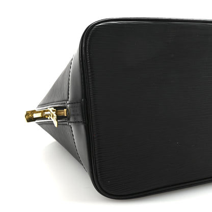 Louis Vuitton Epi Alma PM Black 8 of 9