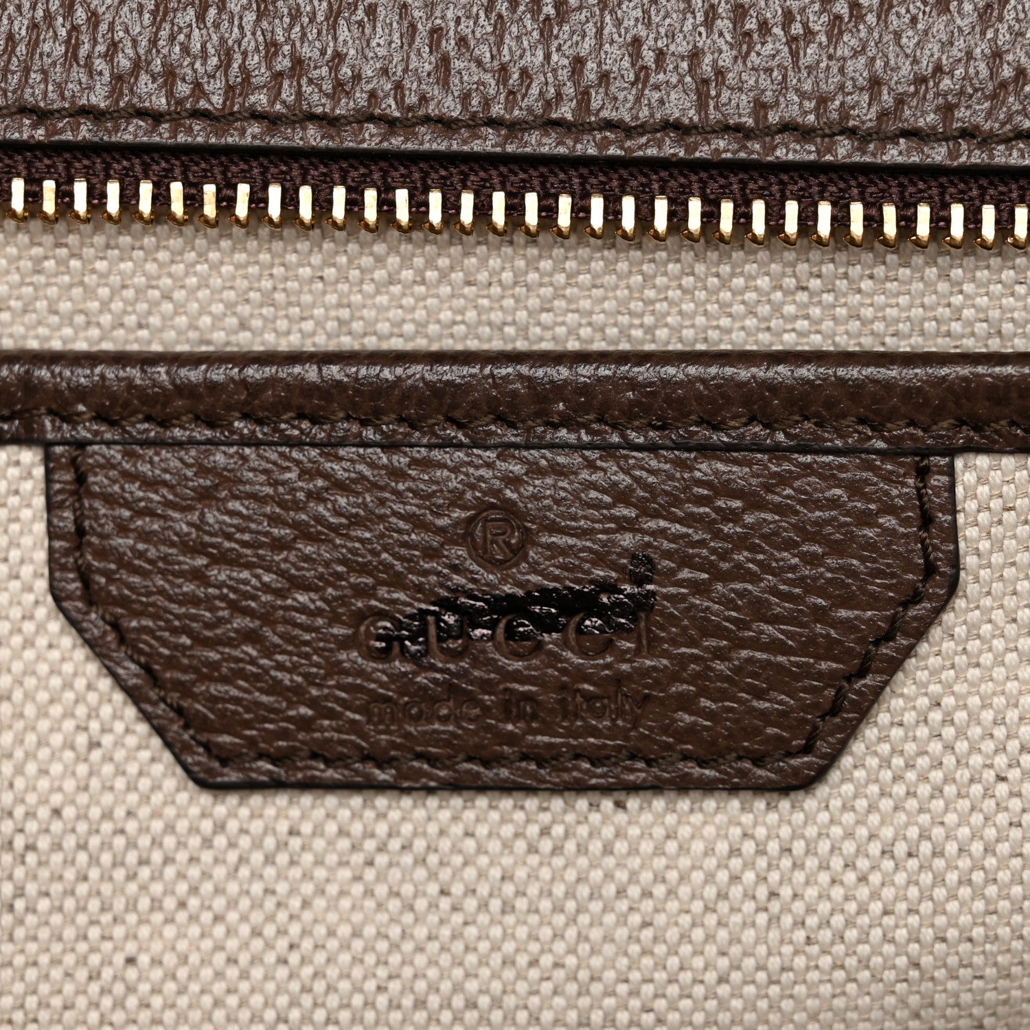 Gucci GG Supreme Monogram Studded Calfskin Centum Medium Bamboo 1947 Top Handle Bag Beige Ebony Multicolor 7 of 11