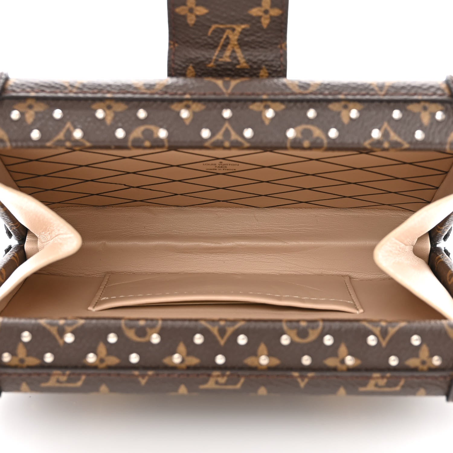 Louis Vuitton Monogram Studded Petite Malle 5 of 10