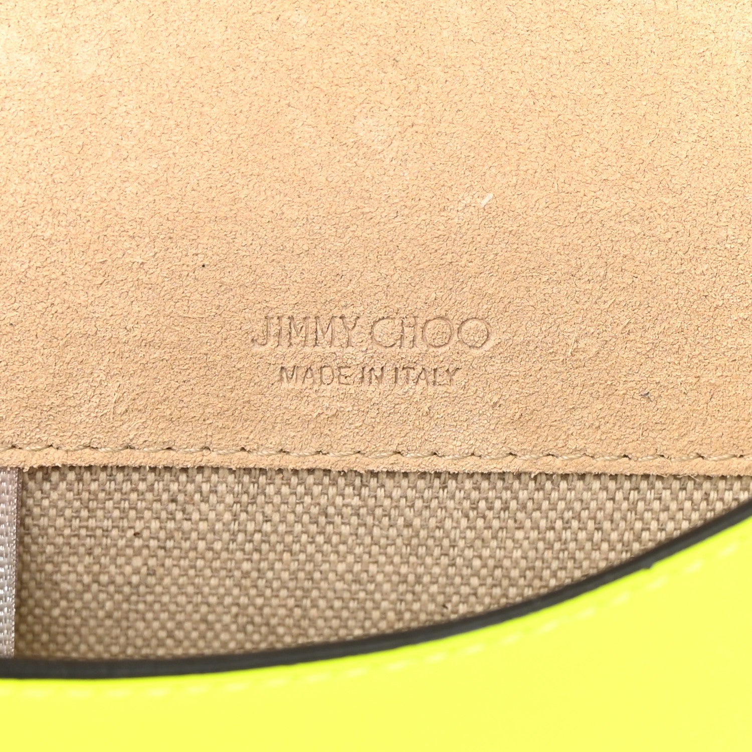 Jimmy Choo Patent Calfskin Micro Varenne Top Handle Satchel Neon Citron 6 of 13