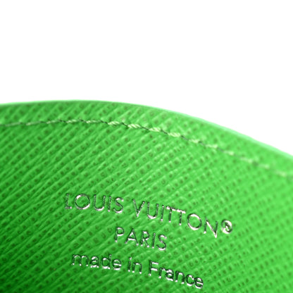 Louis Vuitton Monogram Double Card Holder Soccer Green 6 of 6