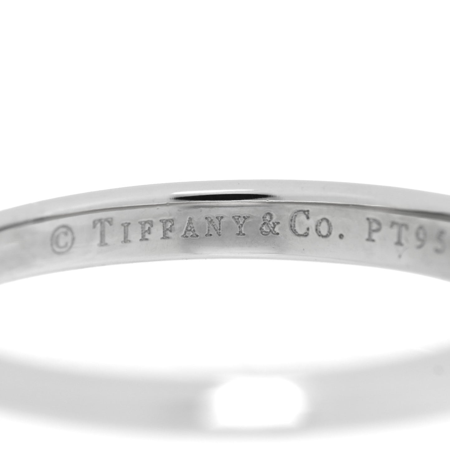 Platinum Diamond .30ct Solitaire Engagement Ring 49 4.75