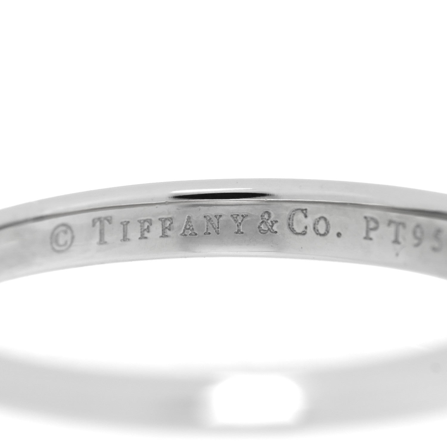 Tiffany Platinum Diamond .30ct Solitaire Engagement Ring 49 4.75 4 of 4