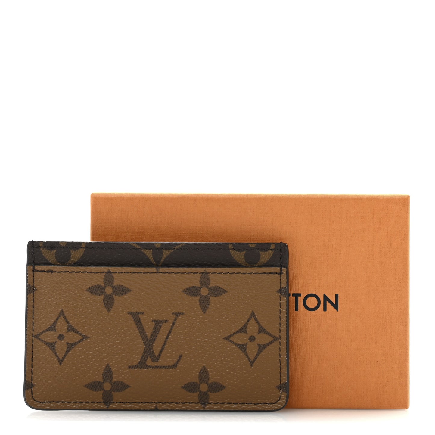 Reverse Monogram Card Holder