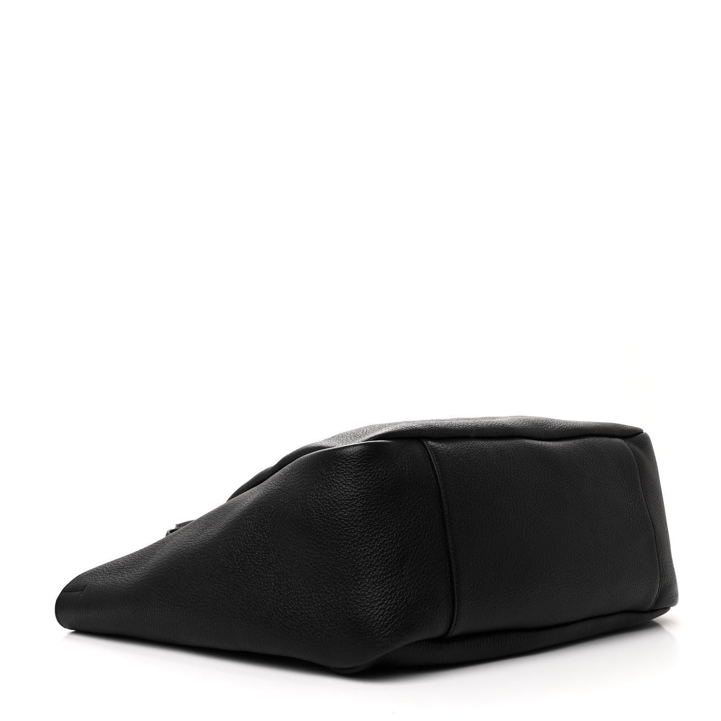 Grained Deerskin Bea Tote Black