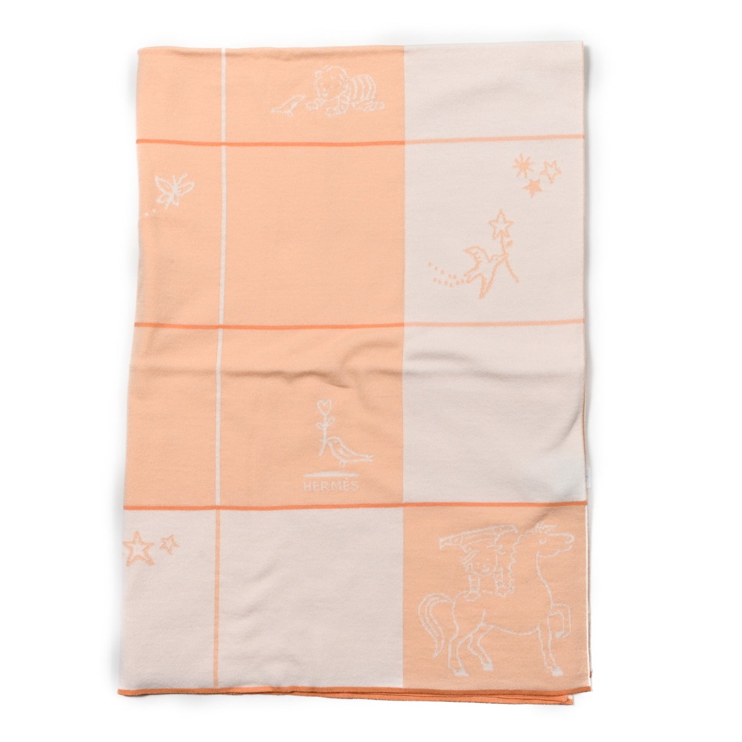 Cotton Cabriole Blanket Melon