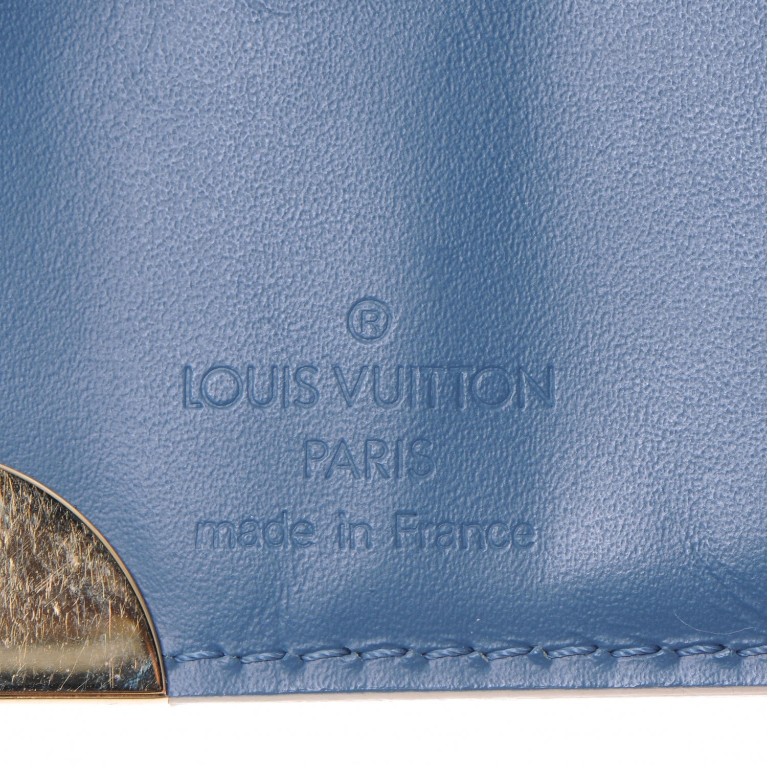 Louis Vuitton Suhali Compact Zipped Wallet Blue 4 of 6