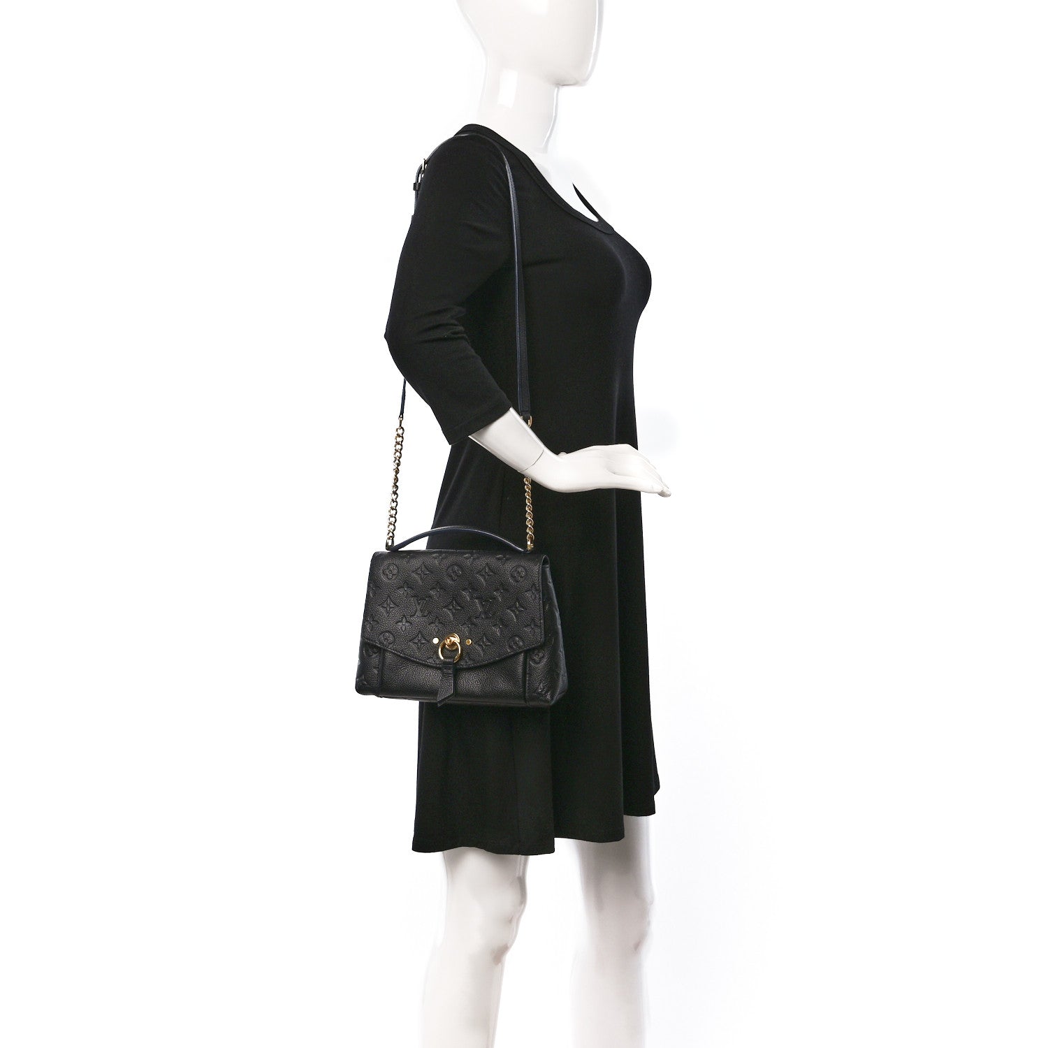 Louis Vuitton Empreinte Blanche BB Black 2 of 8