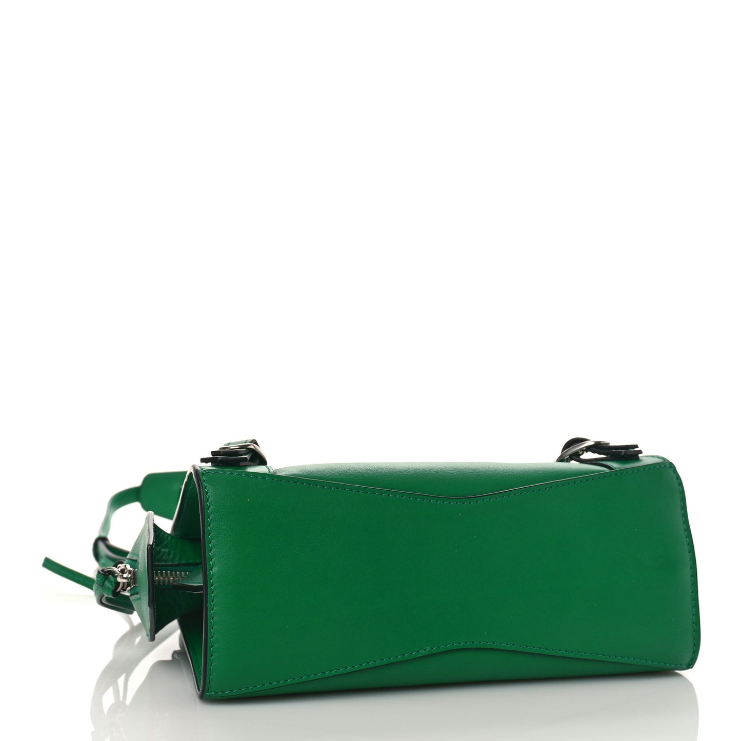 Smooth Calfskin Neo Classic Silver Hardware Mini City Grass Green