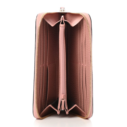 Gucci Dollar Calfskin GG Zip Around Wallet Soft Pink 4 of 4