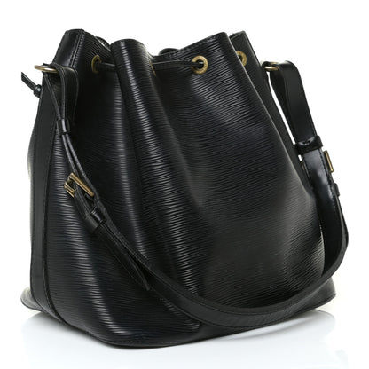 Louis Vuitton Epi Petit Noe Black 3 of 23