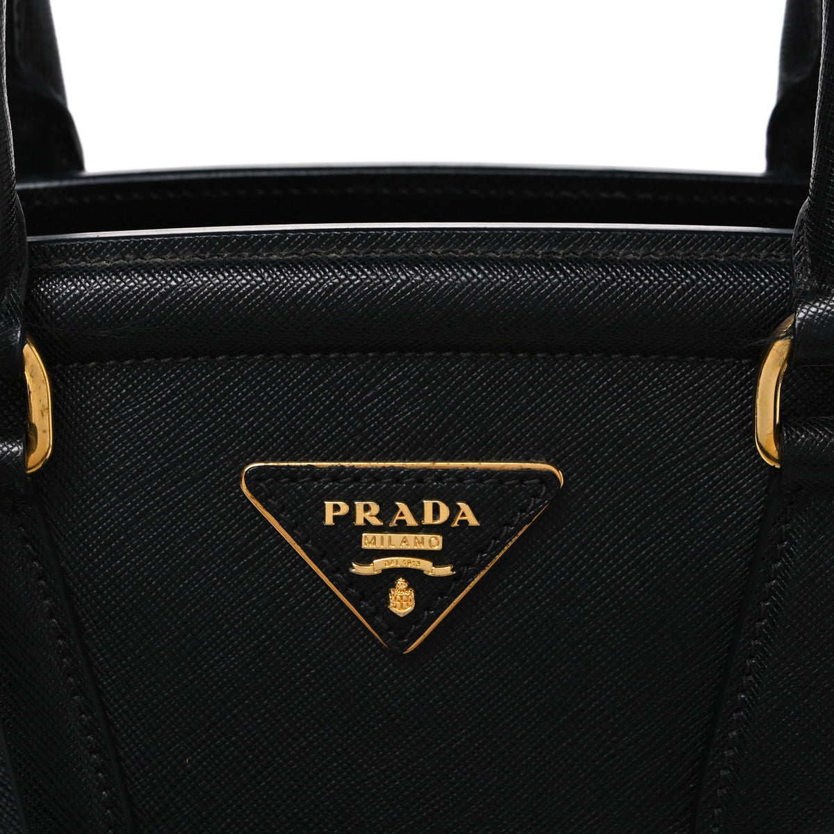 Saffiano Lux Parabole Tote Black