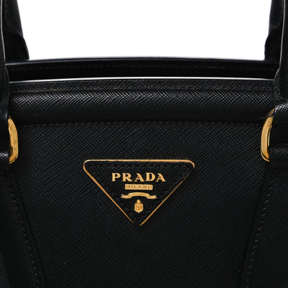 Prada Saffiano Lux Parabole Tote Black 8 of 10