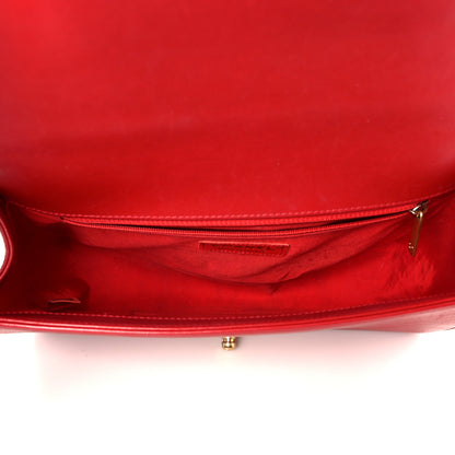 Chanel Lambskin Quilted New Medium Boy Flap Red 5 of 10