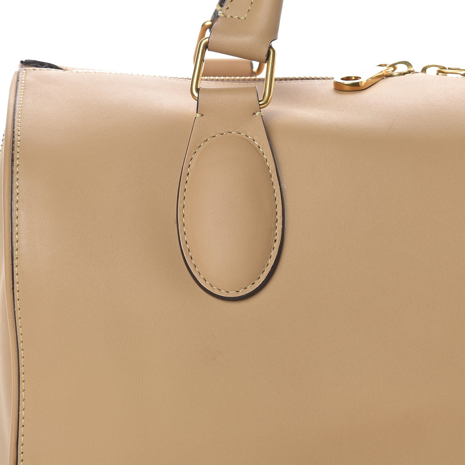 Chloe Calfskin Aurore Duffel Bag Taupe 7 of 9