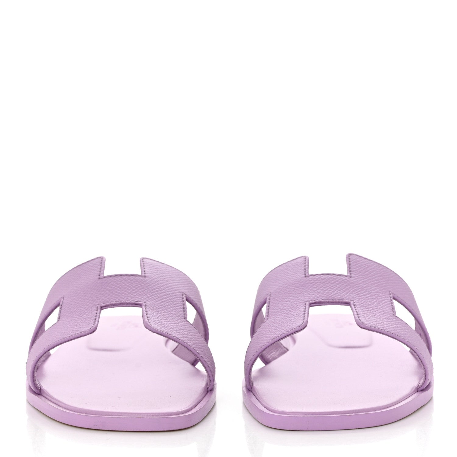 Hermes Epsom Oran Sandals 37 Violet Amethyste 2 of 9