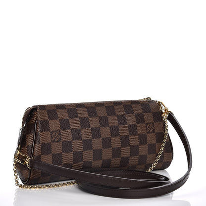 Louis Vuitton Damier Ebene Eva Clutch 3 of 7