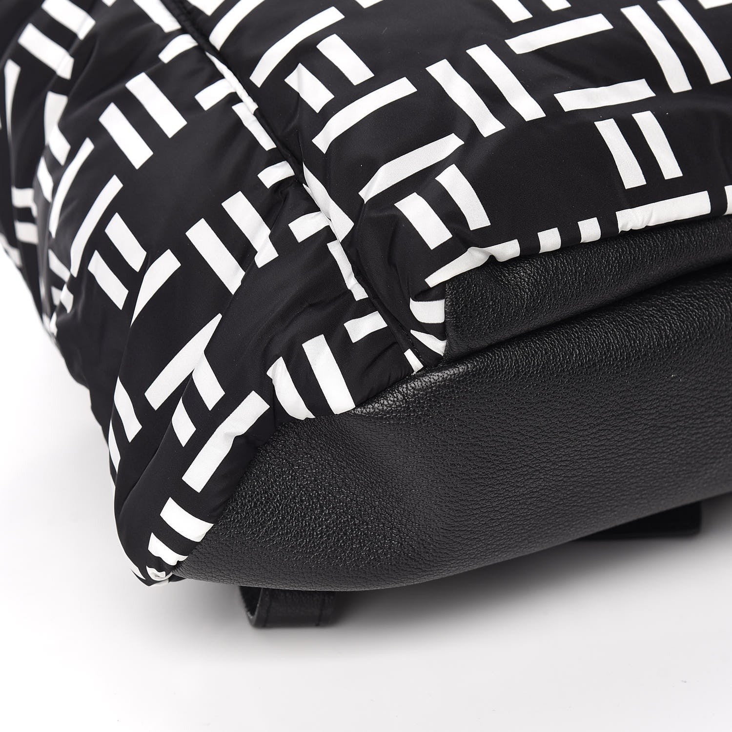 Balenciaga Nylon Rubber Printed S Traveler Backpack Black White 8 of 10