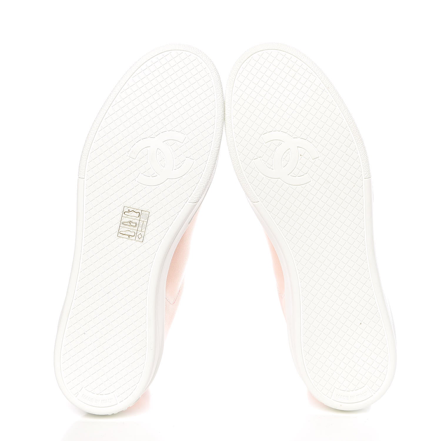 Chanel Canvas Womens Sneakers 37 Light Pink 5 of 10