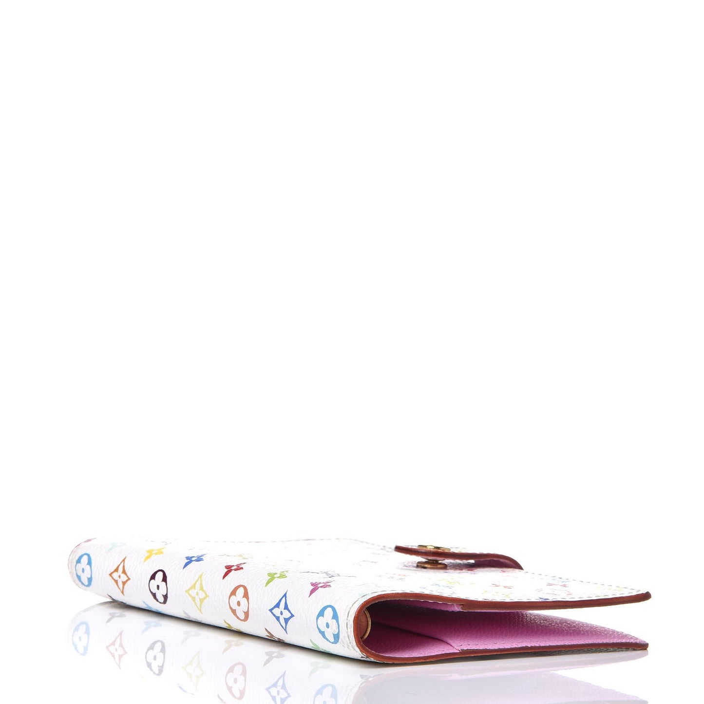 Monogram Multicolor Small Ring Agenda Cover White Litchi