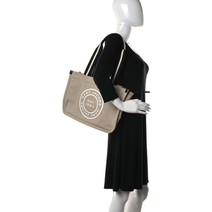 Marc Jacobs Canvas Signet Tote Bag Beige 2 of 13