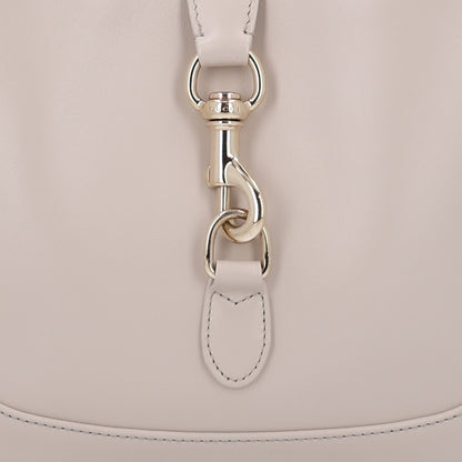 Gucci Tritone Calfskin Small Jackie 1961 Hobo  Light Grey 7 of 9
